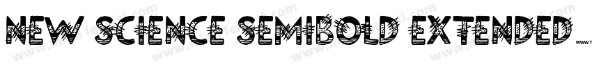 New Science SemiBold Extended字体转换